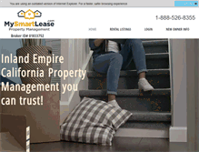 Tablet Screenshot of mysmartlease.com